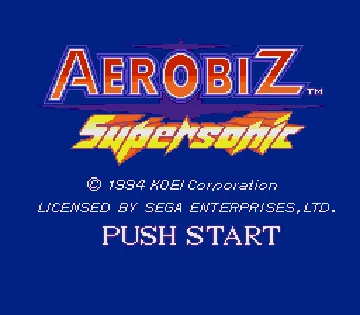 Aerobiz Supersonic (USA) screen shot title